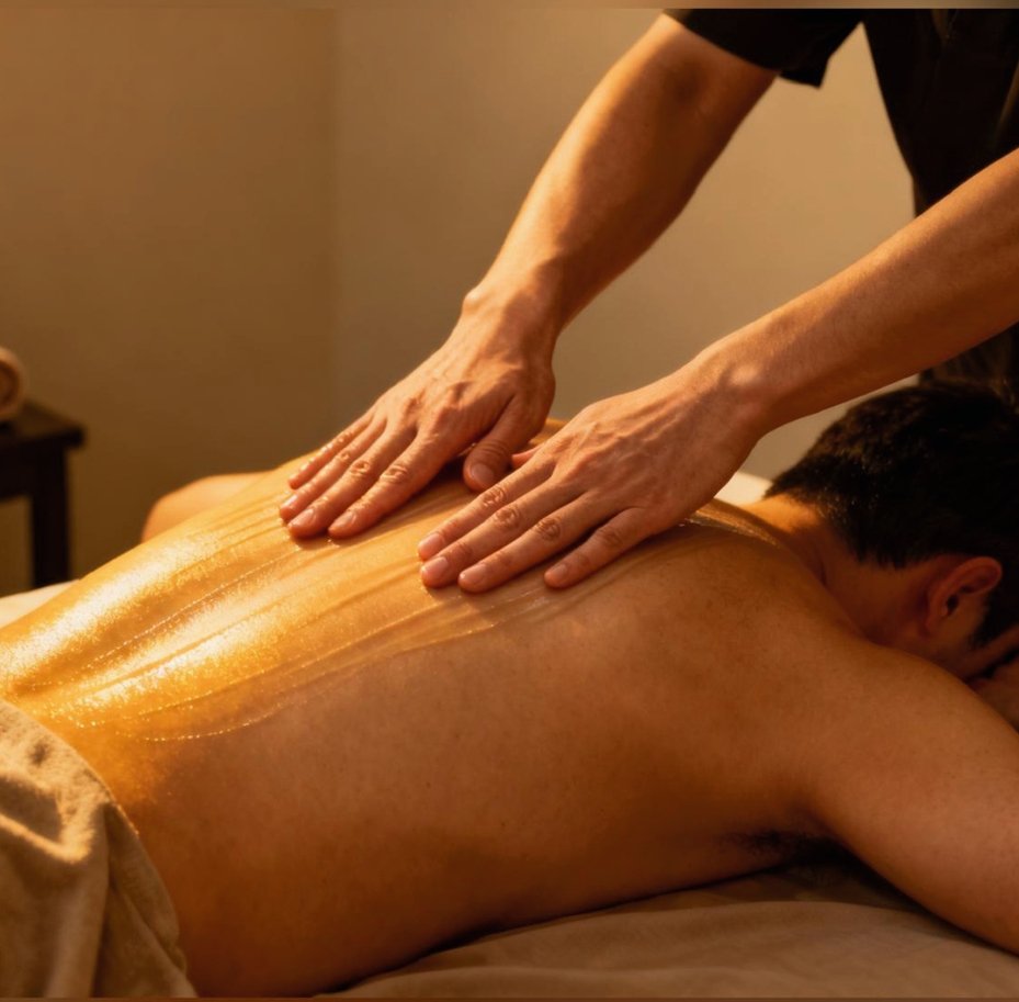 back & shoulder massage